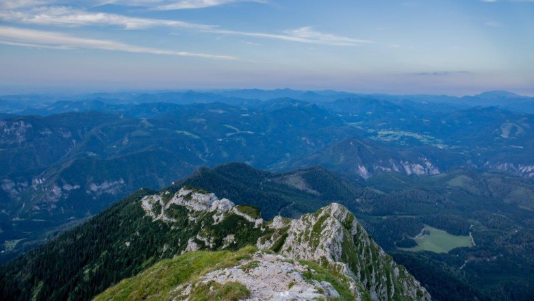 Blick von oben auf den Rauhen Kamm, © Ludwig Fahrnberger Blick von oben auf den Rauhen Kamm, © Ludwig Fahrnberger