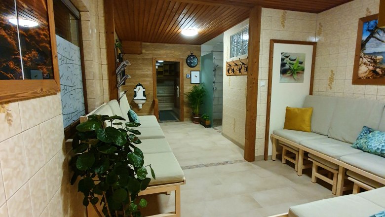 Relaxation is guaranteed in the newly designed sauna area., © Gerald Demolsky Relaxation is guaranteed in the newly designed sauna area., © Gerald Demolsky