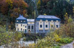 Kraftwerk Stierwaschboden in den Ötschergräben im Naturpark Ötscher-Tormäuer