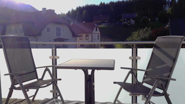 Ferienwohnung Weissenbacher Balkon, © Familie Weissenbacher