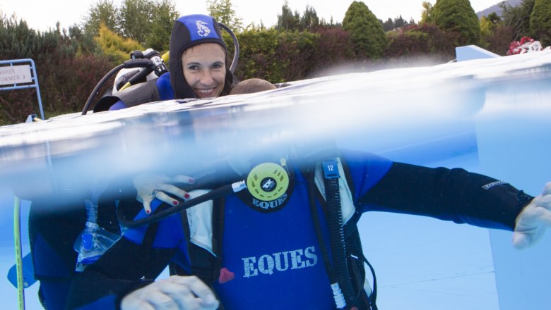Try diving in the Mitterbach outdoor pool, &copy; Stefan Badegruber