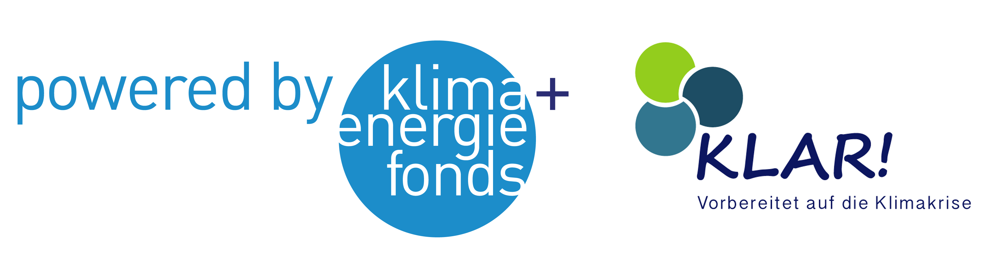 Logo KLAR! und Klima- und Energiefonds
