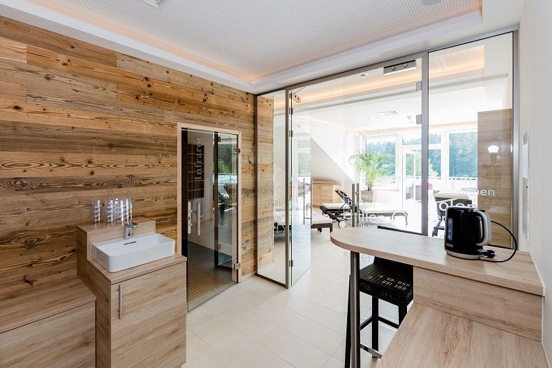Hotel wellness area