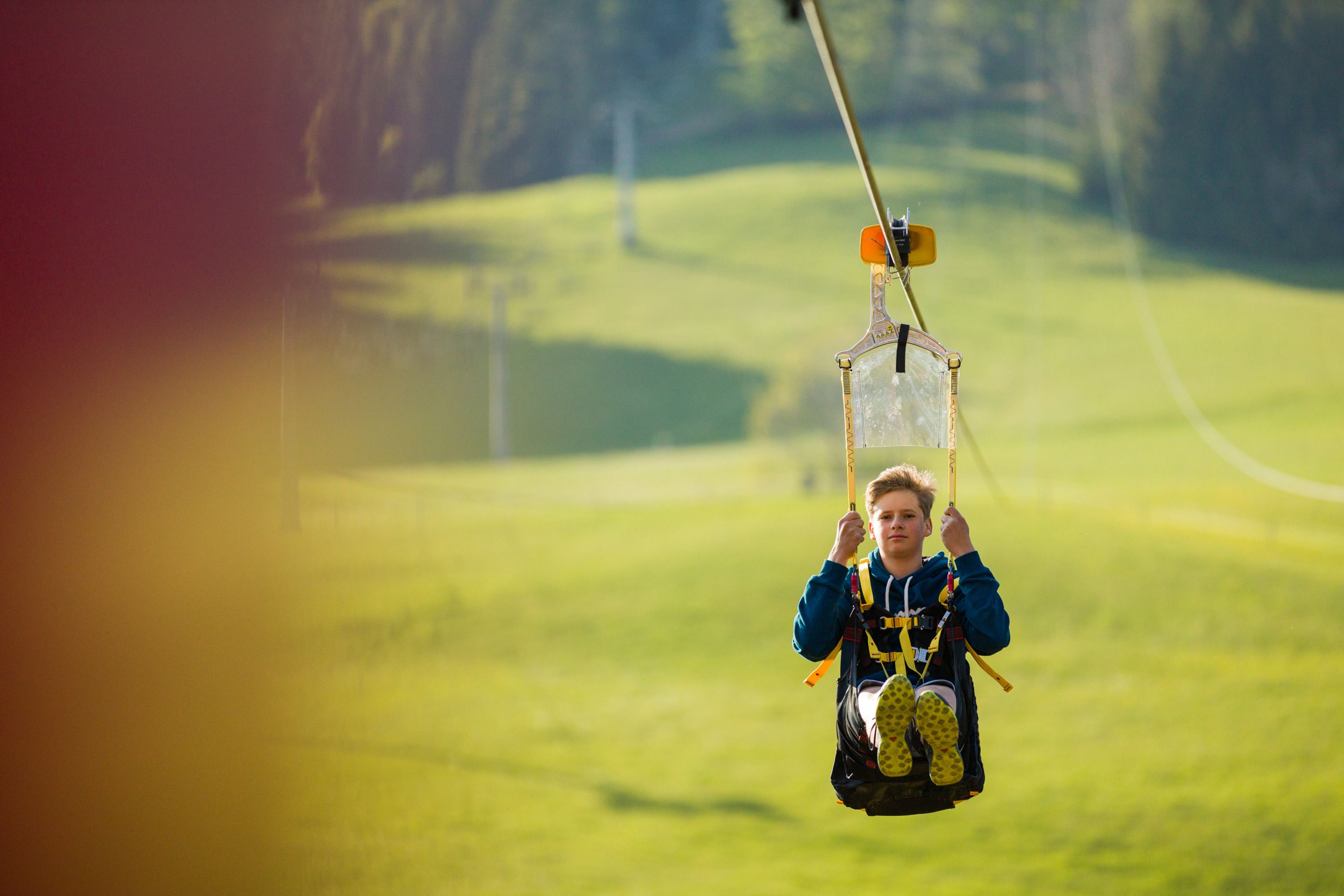 Zipline Annaberg: race down into the valley at over 100 km/h