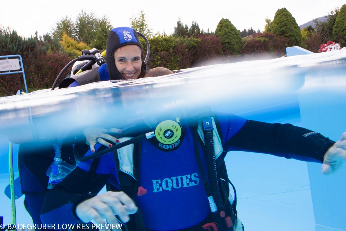 Try diving in the Mitterbach outdoor pool