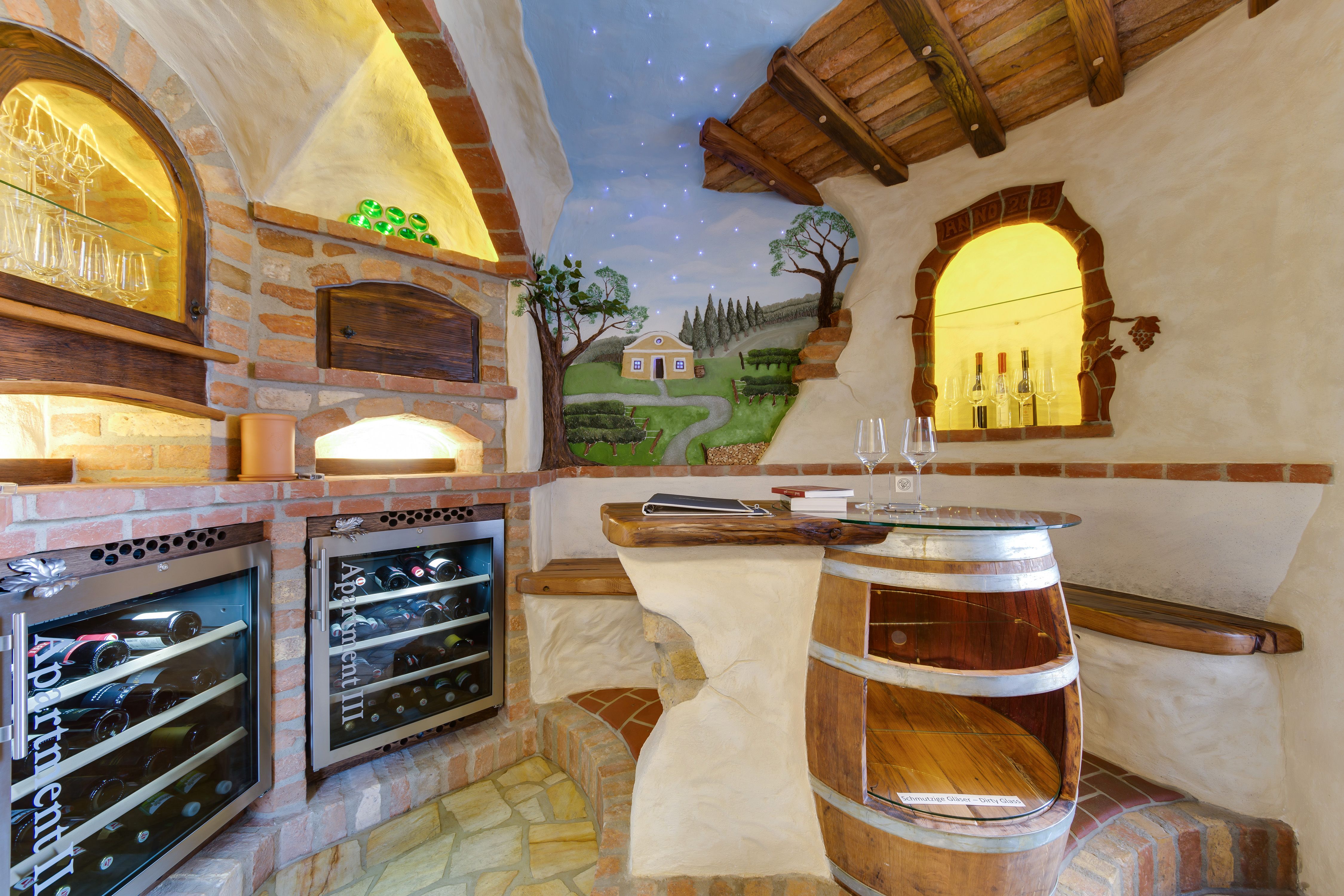 R&R Residences wine cellar