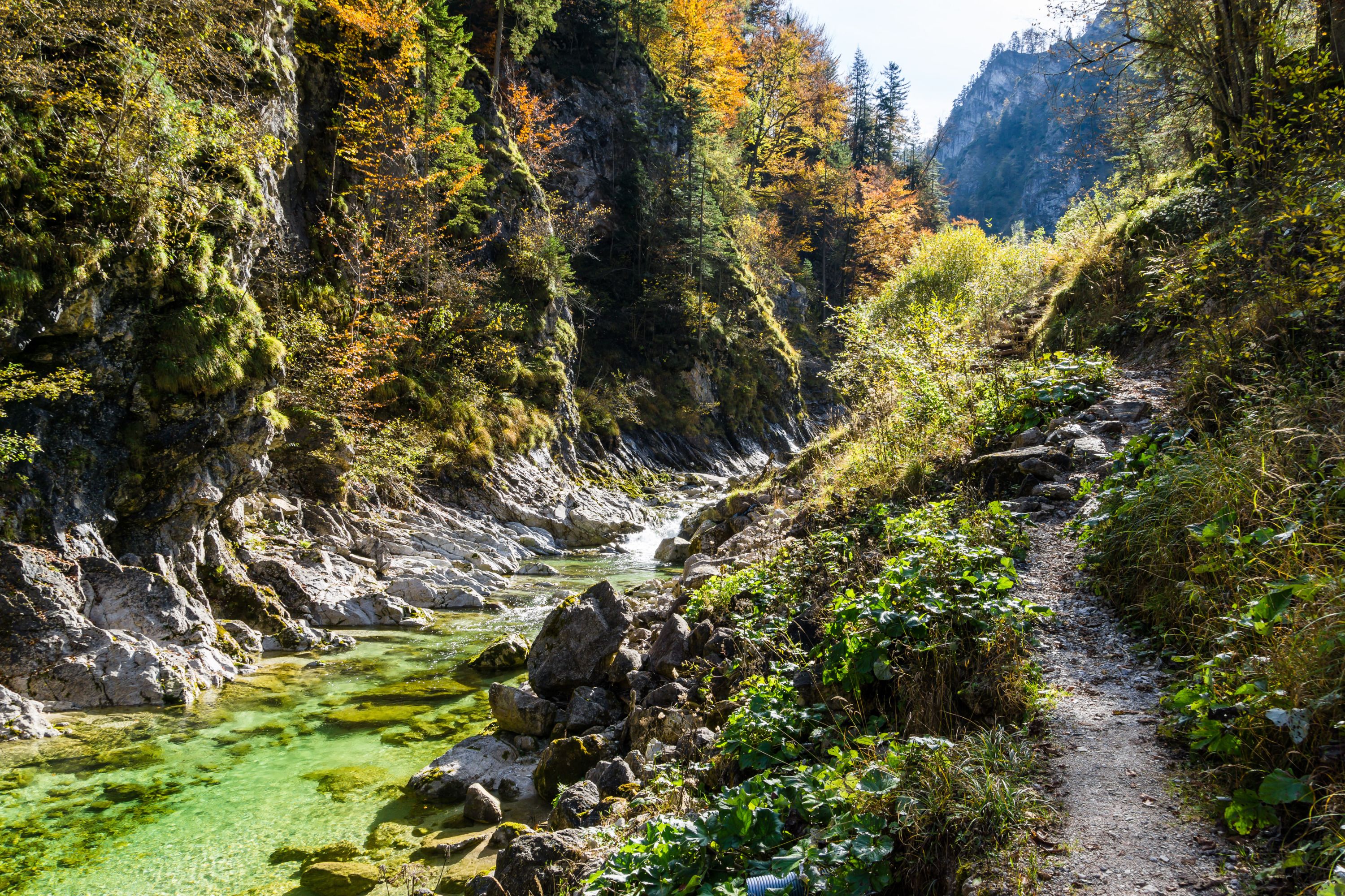 Impressive hiking trails through tranquil nature