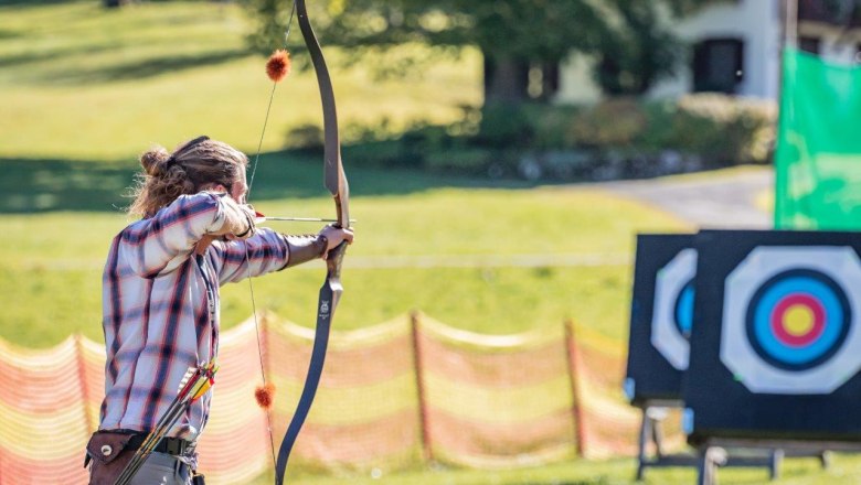 Gestartet wird mit dem Einschie&szlig;en auf Zielscheiben, &copy; Ludwig Fahrnberger