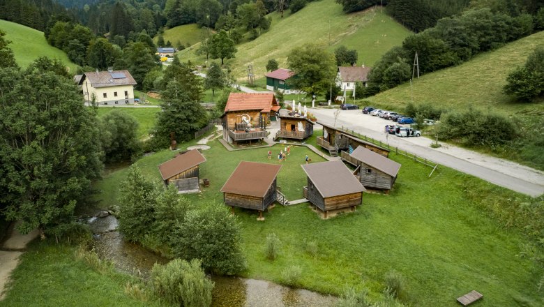 Erlebnisdorf und Trefflingfallhütte, © Cleanhill Studios