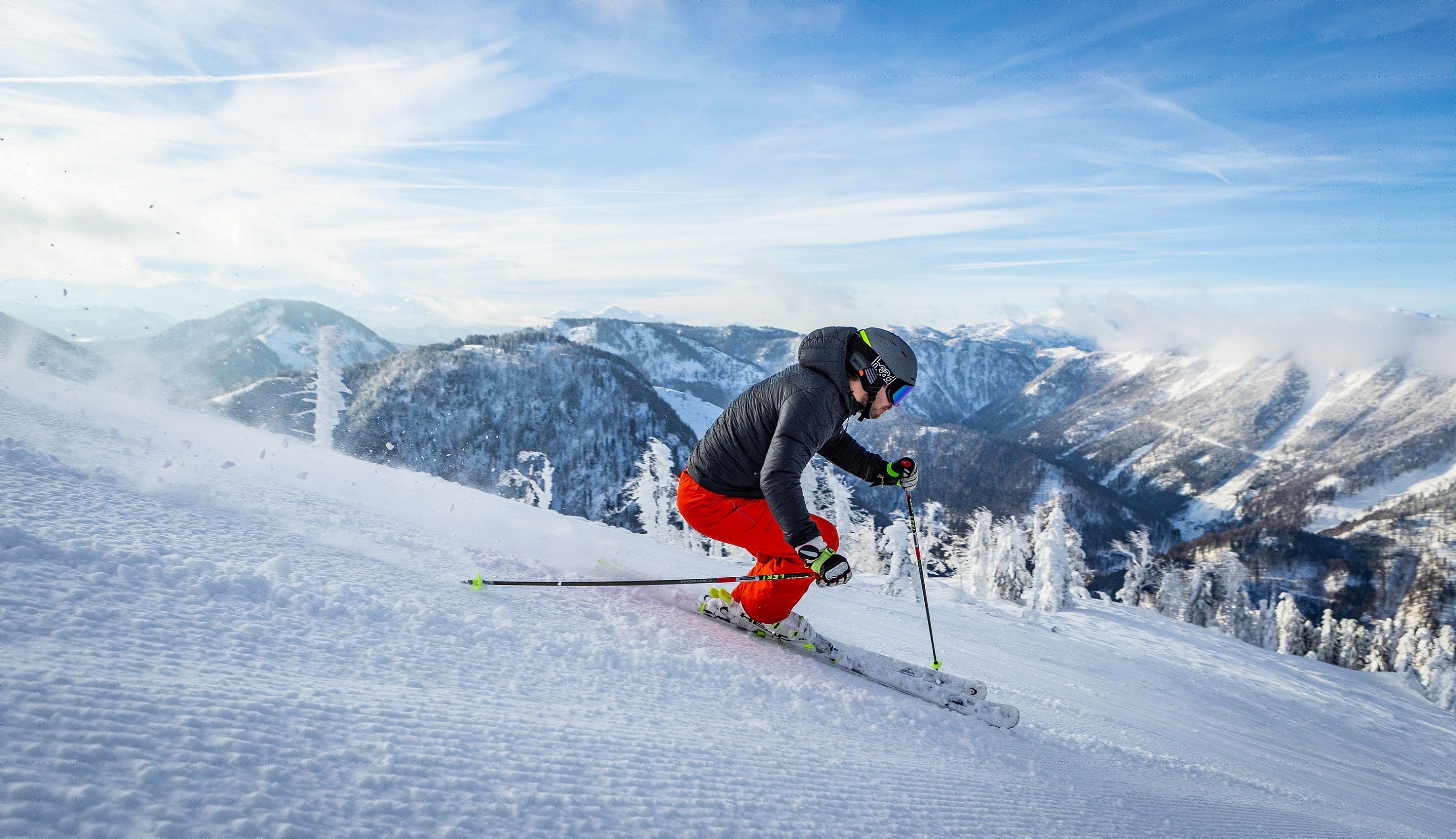 Skiing on the Ötscher