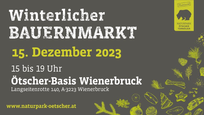 Winterlicher Bauernmarkt 2023, © Naturpark Ötscher-Tormäuer