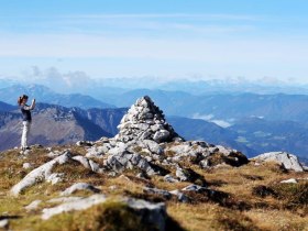 At the &Ouml;tscher summit, &copy; weinfranz.at