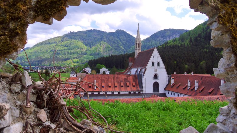 Die Kartause Gaming umrandet von der Ringmauer, &copy; Marika Roth