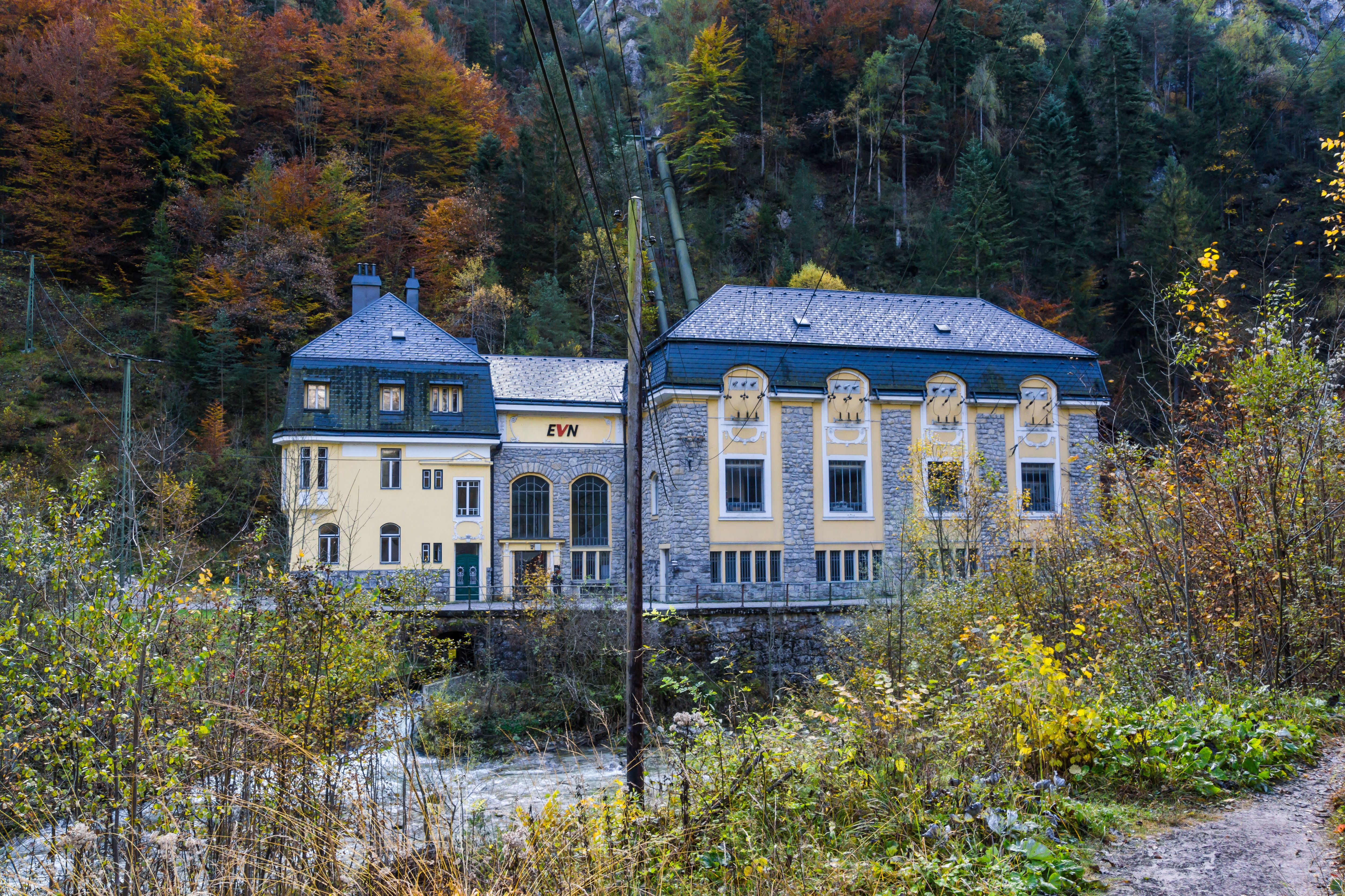 Kraftwerk Stierwaschboden in den Ötschergräben im Naturpark Ötscher-Tormäuer