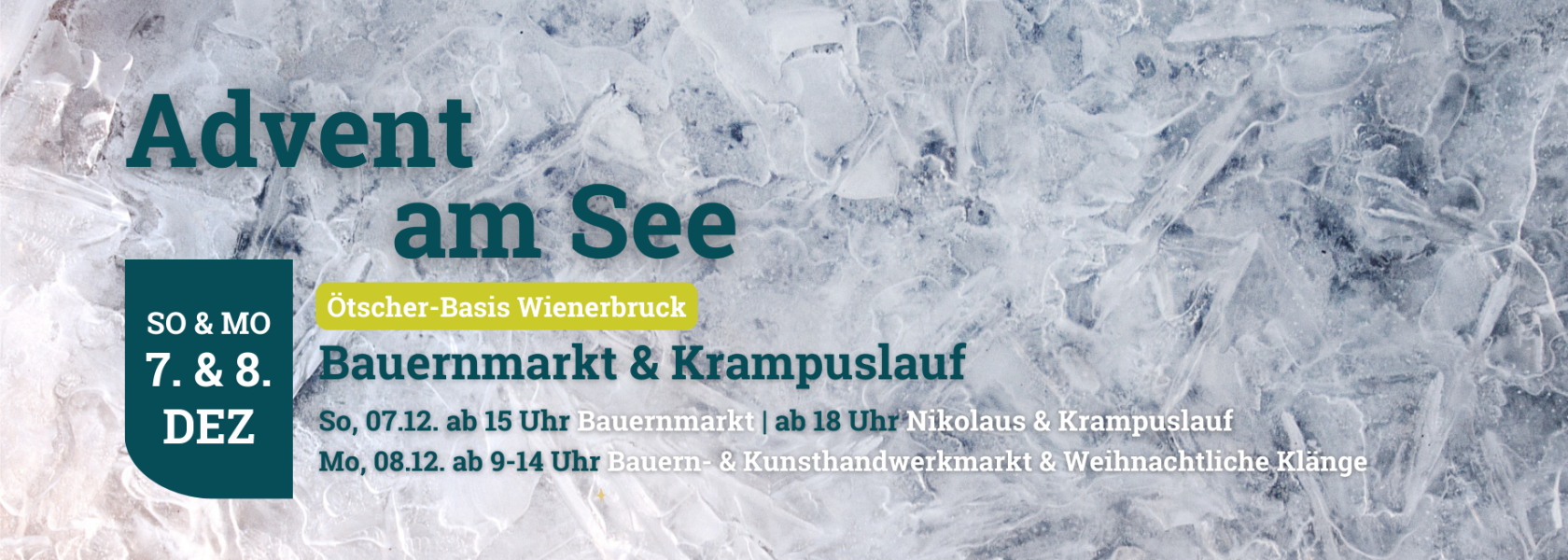 Advent am See Header, © Naturpark Ötscher-Tormäuer