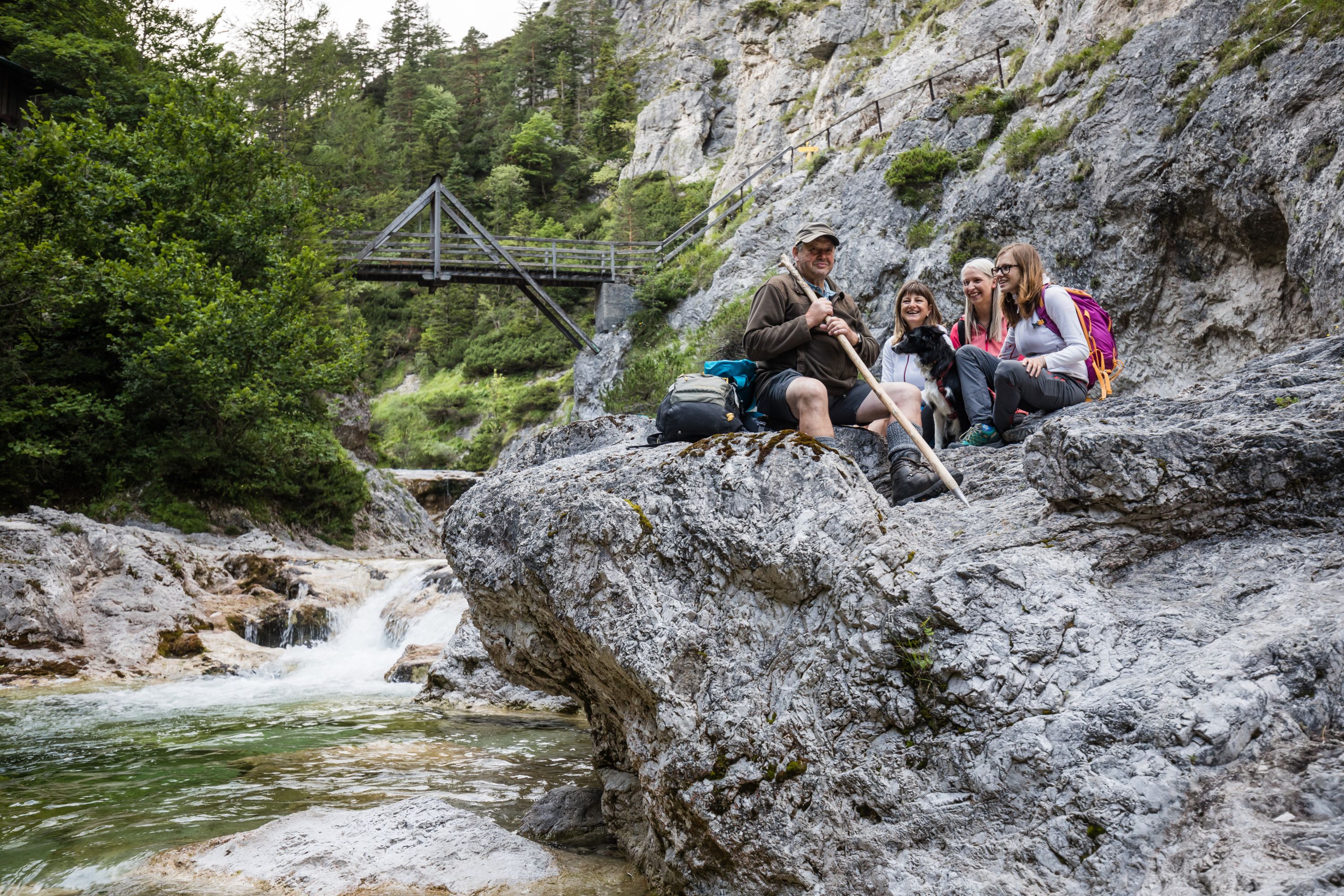 Out and about in the gorges of the Ötscher-Tormäuer Nature Park