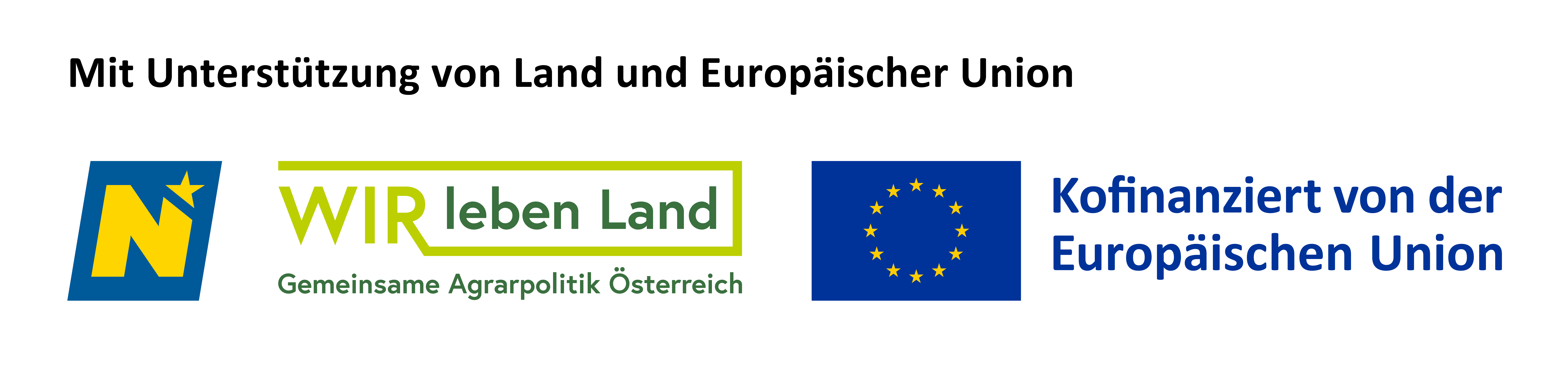 Förderlogos von Bund, Land und Europäischer Union